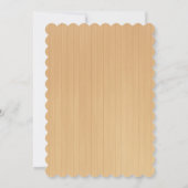 Rustige houten vlinder Bridesmaid Kaart (Achterkant)