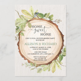 Rustige houthakkersgroenhuispartij kaart