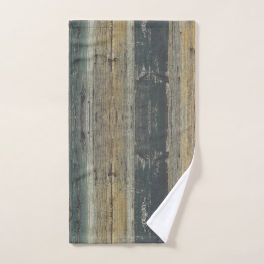 Rustige houthandtlading bad handdoek (Handdoek)