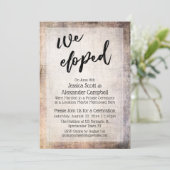 Rustige houtkorrel We hebben Typografische recepti Kaart (Staand voorkant)