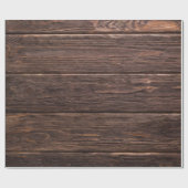 Rustige houtplanten cadeaupapier (Vlak)