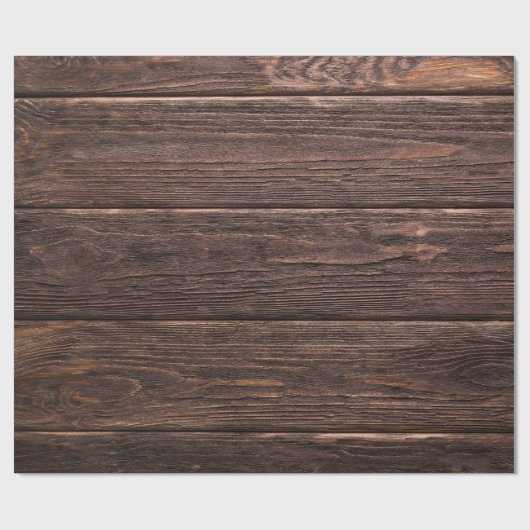 Rustige houtplanten cadeaupapier (Vlak)