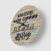 Rustige houtsCampers RV Uittreding in ruste Ronde Klok (Hoek)