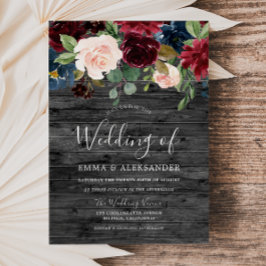 Rustige houtskool Rood Wood Burgundy Rood Wijnhuwe Kaart