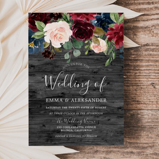 Rustige houtskool Rood Wood Burgundy Rood Wijnhuwe Kaart