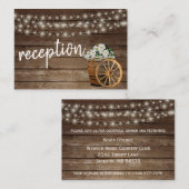 Rustige houtsloop en landbloemen informatiekaartje (Voorkant / Achterkant)