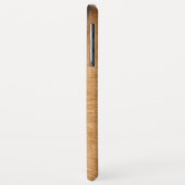 Rustige houtsplinterde houtkijk - Monogram naam Case-Mate iPhone Case (Achterkant/links)