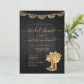 Rustige houtwaarzen met zwart Vrijgezellenfeest Kaart (Staand voorkant)