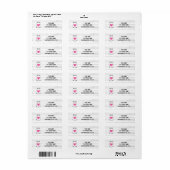 Rustige houtwaren — jar return address labels (Full Sheet)