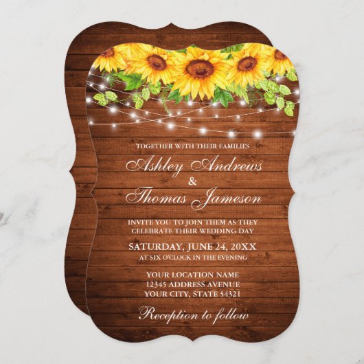 Rustige houtzonnebloem Kaarten (Voorkant / Achterkant)