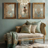 Rustige hunkering Ballerina Barok Victoriaans Inpakpapier Vel