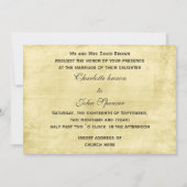 rustige  hydrangea rozen mason jar nodigt uit kaart (Achterkant)