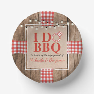 Rustige I Do BBQ Engagement Party-koppels — Show Papieren Kommen