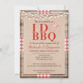Rustige I Do BBQ Engagement Party-koppels — Shower Kaart (Voorkant)