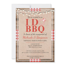 Rustige I Do BBQ Engagement Party-koppels — Shower