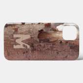 Rustige Initiaal van de houtboomschors Case-Mate iPhone Case (Achterkant (horizontaal))
