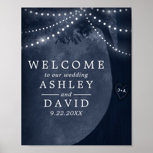 Rustige Initialen met snijtanden Poster (Voorkant)