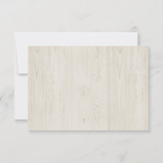 Rustige inzending van de reactiekaart RSVP kaartje (Achterkant)