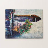 Rustige Italiaanse Europese kunstMulticolor Legpuzzel (Horizontaal)