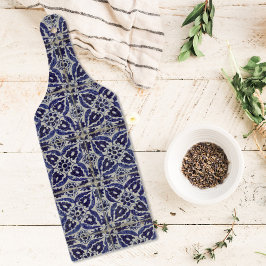 Rustige Italiaanse tegels Azulejo Blue White Geome Snijplank