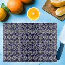 Rustige Italiaanse tegels Azulejo Blue White Geome