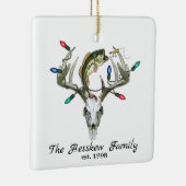 Rustige jacht Vist het metaal Ornament van Deer An (Rechts)
