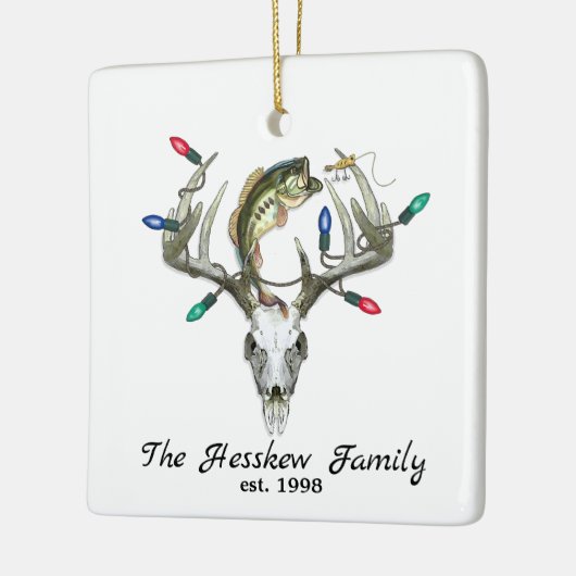 Rustige jacht Vist het metaal Ornament van Deer An (Links)