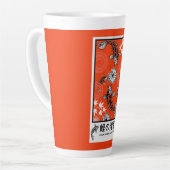 Rustige Japanse Karper Kunst Latte Mok (Linkerhoek)