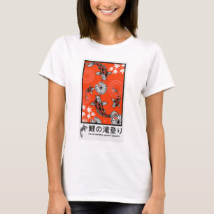 Rustige Japanse Karper Kunst T-shirt