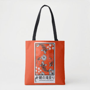 Rustige Japanse Karper Kunst Tote Bag