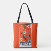 Rustige Japanse Karper Kunst Tote Bag (Achterkant)