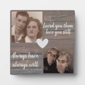 Rustige Jubileum tablet Plaque met Easel Fotoplaat (Voorkant)