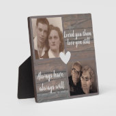 Rustige Jubileum tablet Plaque met Easel Fotoplaat (Voorkant)