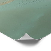 Rustige kaars Meditatie Art Poster (Hoek)