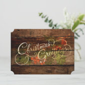 Rustige Kaart kerstfeestdag met kerstfeest (Staand voorkant)