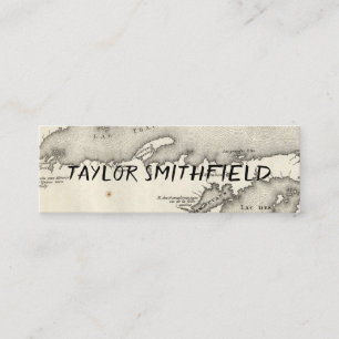 rustige kaart mini visitekaartje