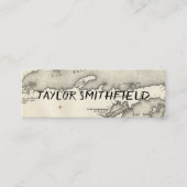 rustige kaart mini visitekaartje (Voorkant)