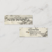 rustige kaart mini visitekaartje (Voorkant / Achterkant)