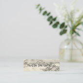 rustige kaart mini visitekaartje (Staand voorkant)