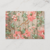 Rustige Kaart van de Blossom Blossom-informatie va (Achterkant)