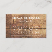 Rustige Kaart van de Eigen Loyalty van de Hout Visitekaartje (Voorkant)