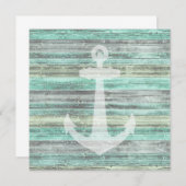 Rustige Kaart voor decor-anchor-noot Notitiekaartje (Voorkant / Achterkant)