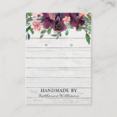 Rustige Kaart voor veroudering | Waterverf van Bou Visitekaartje (Voorkant)