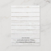 Rustige Kaart voor veroudering | Waterverf van Bou Visitekaartje (Achterkant)