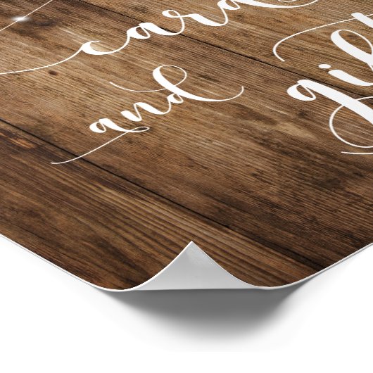 Rustige Kaarten en twitteraars Poster (Hoek)