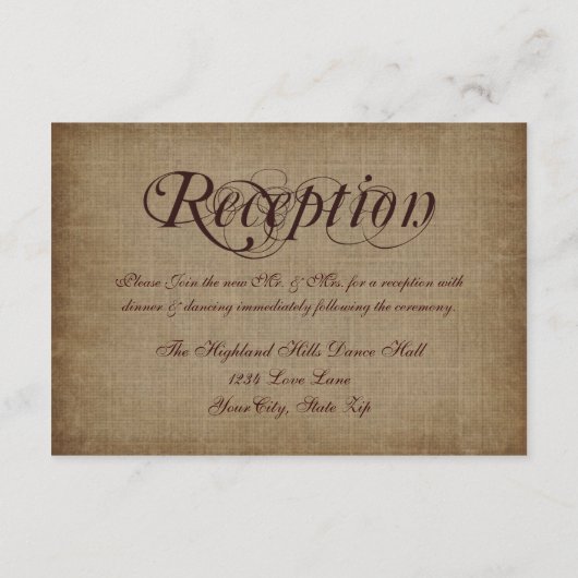 Rustige kaarten voor het ontvangen van weddenscha (Achterkant)