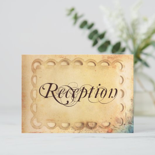 Rustige  kaarten voor het ontvangen van weddenscha (Staand voorkant)