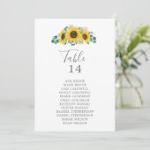 Rustige Kaarten voor zonnebloempitten (Staand voorkant)