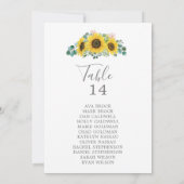 Rustige Kaarten voor zonnebloempitten (Achterkant)