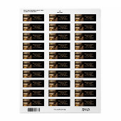 Rustige kajuitboezel etiket (Full Sheet)